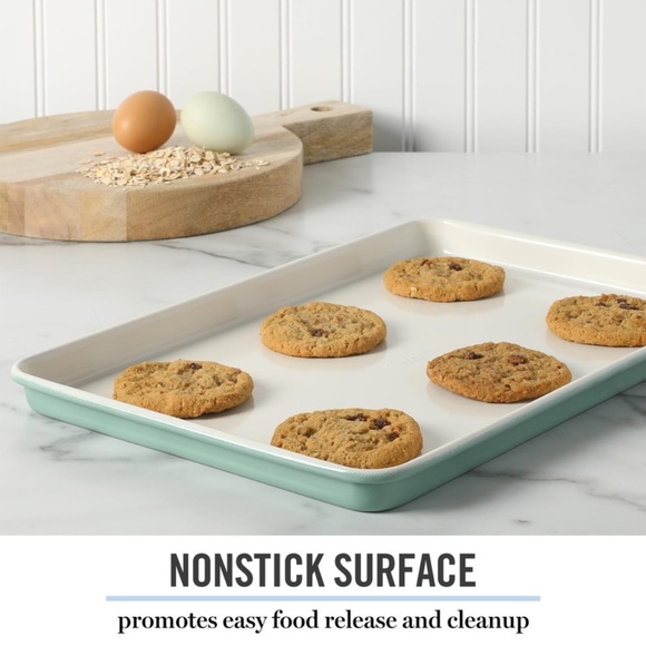 Martha Stewart Gallen Nonstick Steel Cookie Sheet, 17" x 11" - Picture 2 of 3